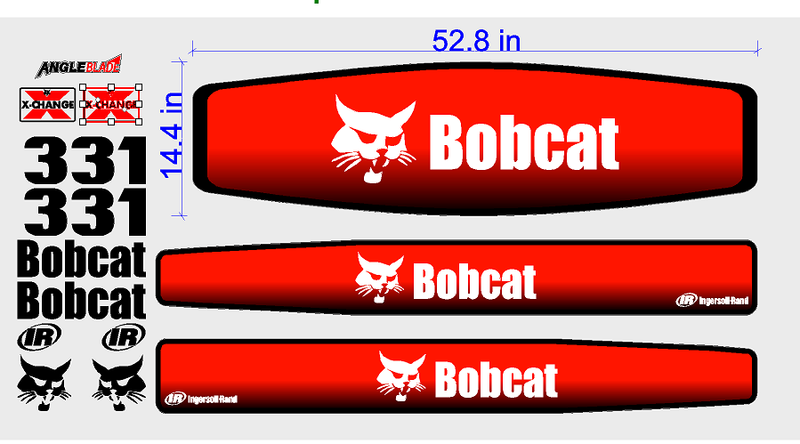 Bobcat 331G Decal Set