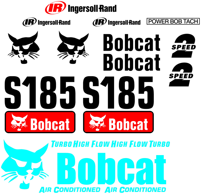 Bobcat S185 Decal Set