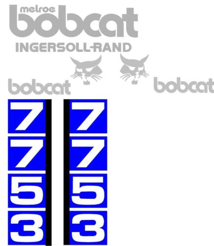 Bobcat 7753 Decal Set