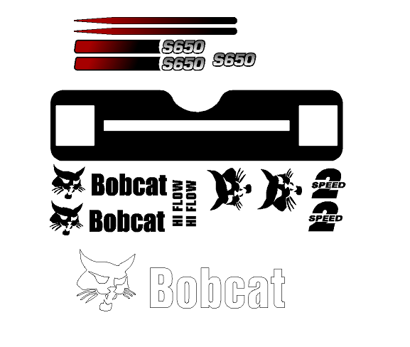 Bobcat S650  Decal Set