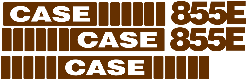 Case 855E Decal Set