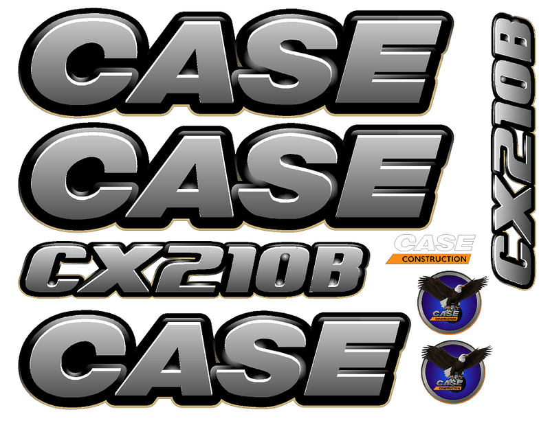 Case CX210B Decal Set