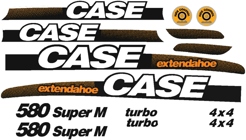 Case 580SM Decal Set