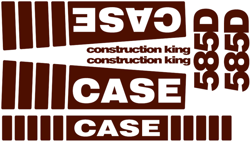 Case 585D Decal Set