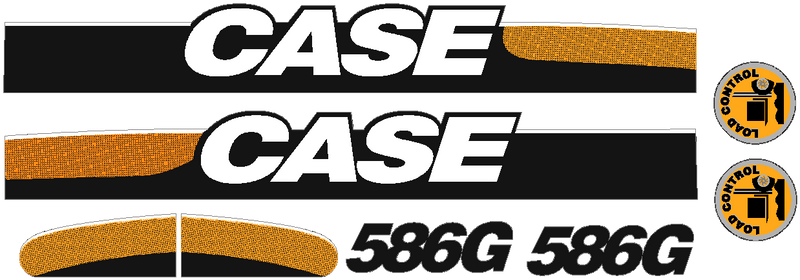 Case 586G New Decal Set
