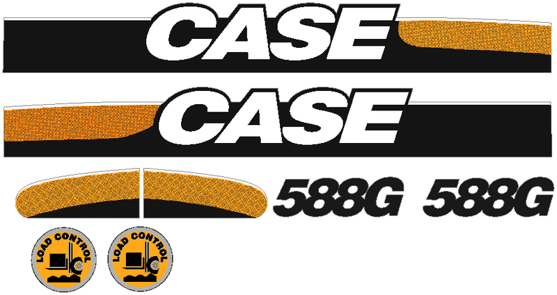 Case 588G Decal Set
