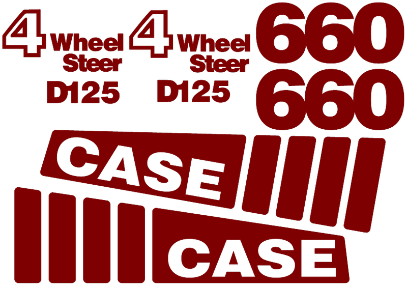 Case 660 Decal Set