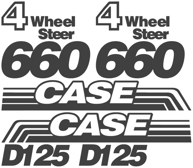 Case 660 Decal Set