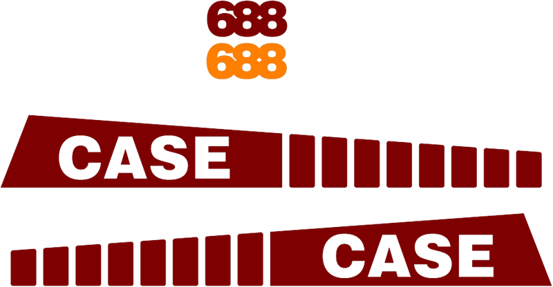 Case 688 Decal Set