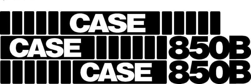 Case 850B Decal Set