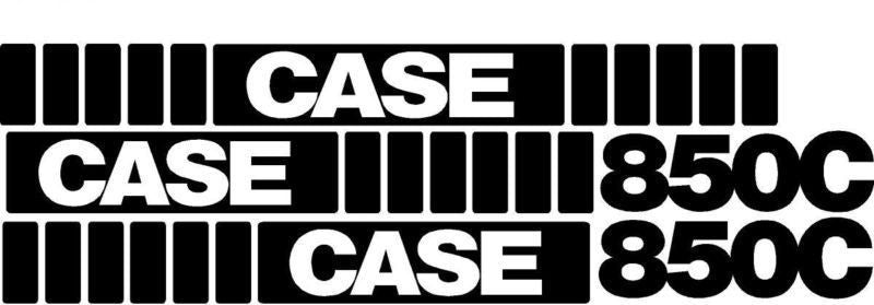 Case 850C Decal Set