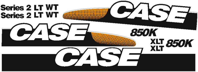 Case 850K LGP 2 Decal Set