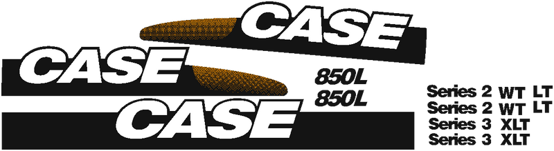 Case 850L Decal Set