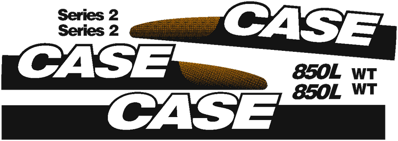 Case 850L WT Decal Set