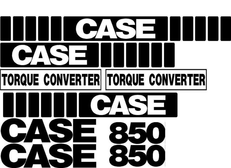 Case 850 Decal Set