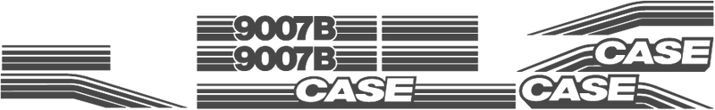 Case 9007B Decal Set