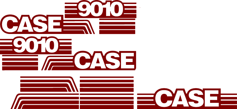 Case 9010 Decal Set