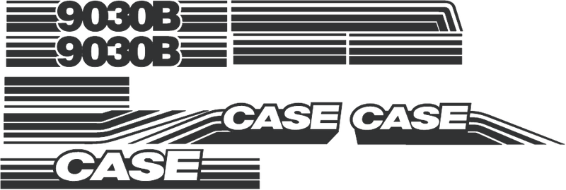 Case 9030B Decal Set