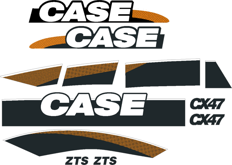 Case CX47 Decal Set