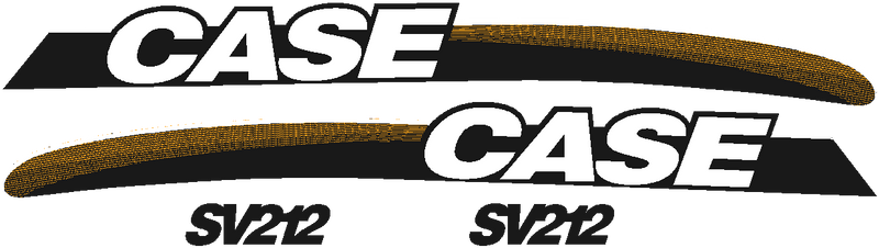 Case SV212  Decal Set