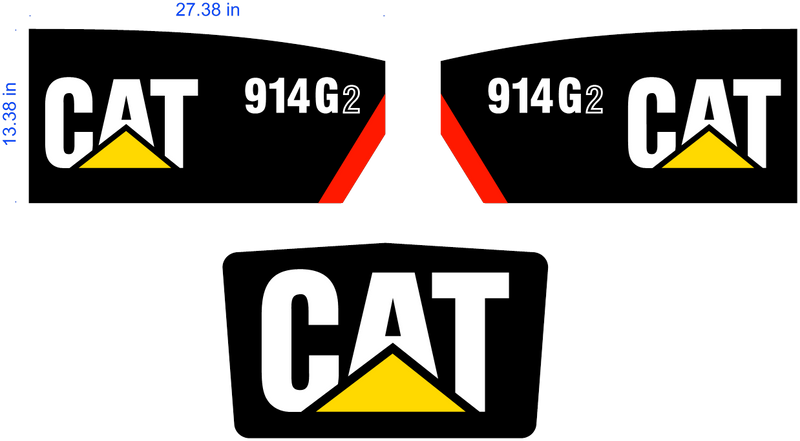 Caterpillar 914G2 Decal Set