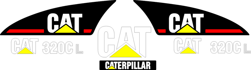 Caterpillar 320CL Decal Set