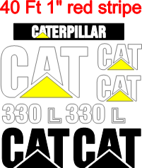 Caterpillar 330L Decal Set