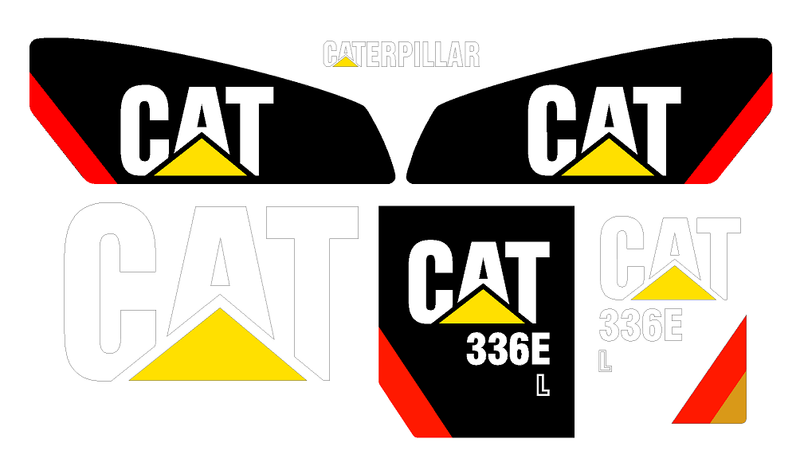 Caterpillar 336EL Decal Set