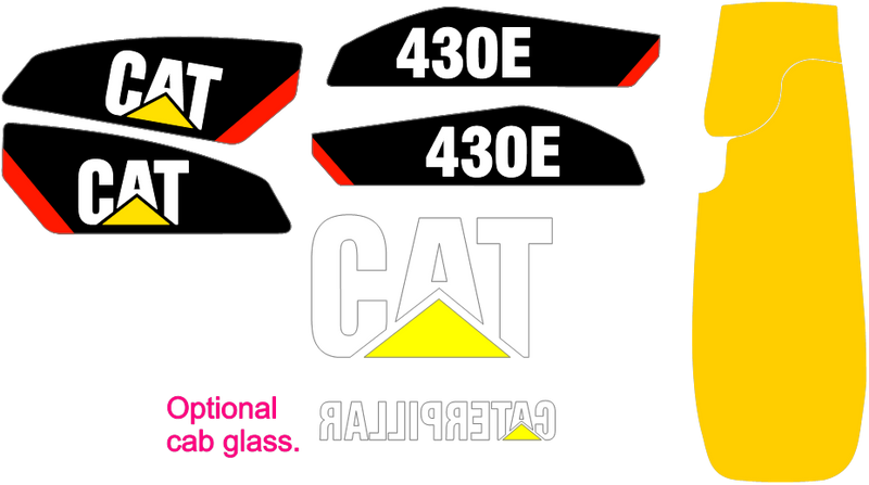 Caterpillar 430E Decal Set