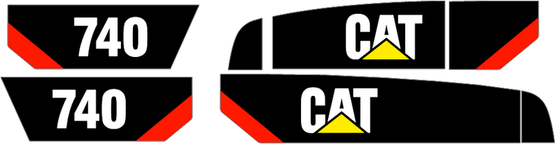 Caterpillar 740 Decal Set