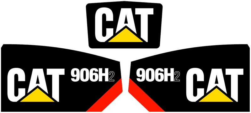 Caterpillar 906H2 Decal Set