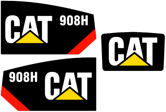 Caterpillar 908H Decal Set