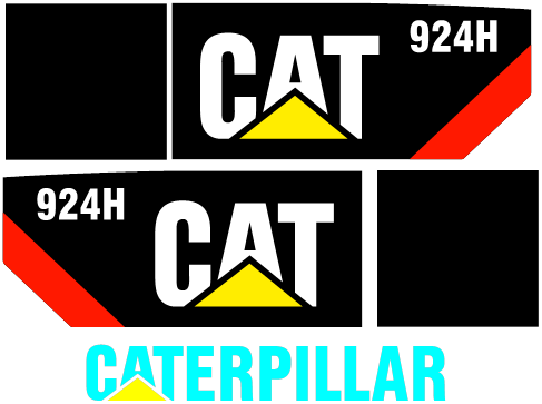 Caterpillar 924H Decal Set