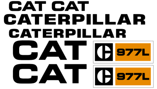 Caterpillar 977L Decal Set