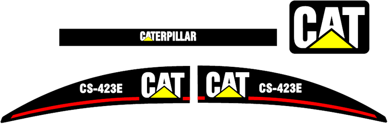 Caterpillar CS-423E Decal Set