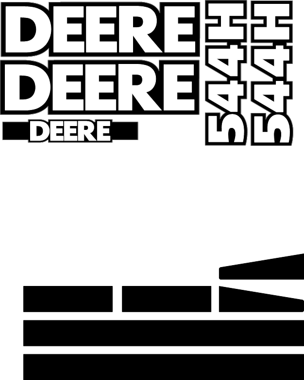 Deere 544H Decal Set