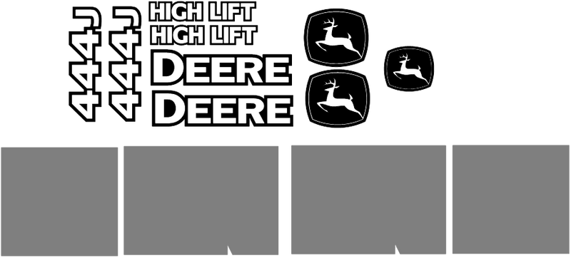 Deere 444J Decal Set