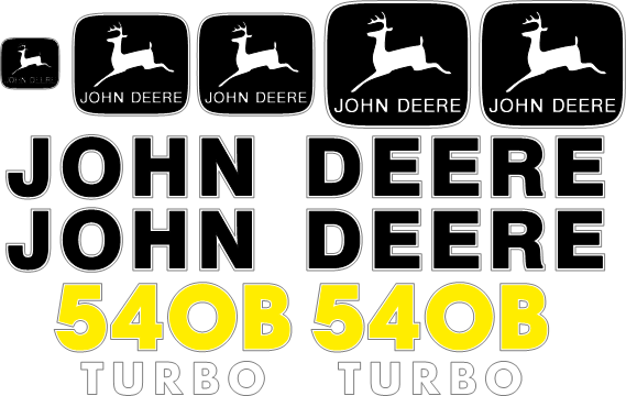 Deere 540B Decal Set