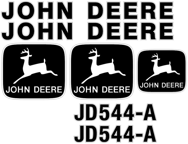 Deere 544A Decal Set