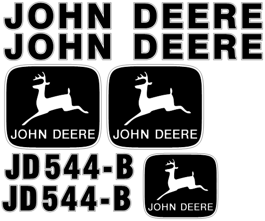 Deere 544B Decal Set