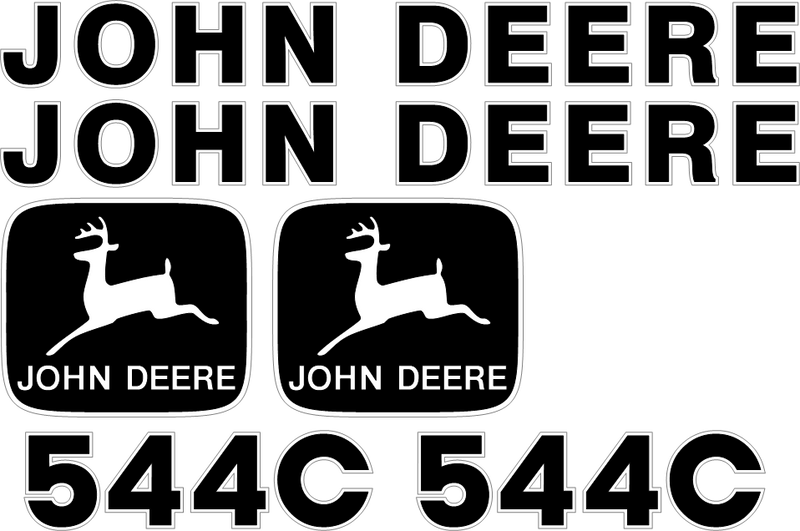 Deere 544C Decal Set