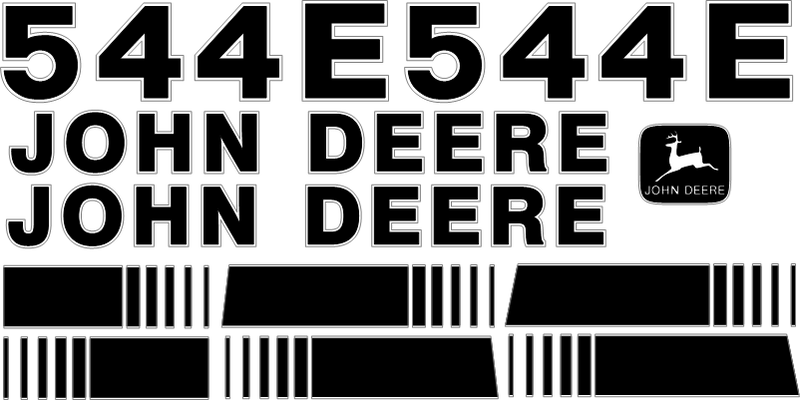 Deere 544E Decal Set