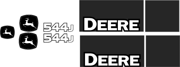 Deere 544J Decal Set