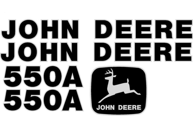 Deere 555A Decal Set