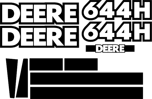 Deere 644H Decal Set