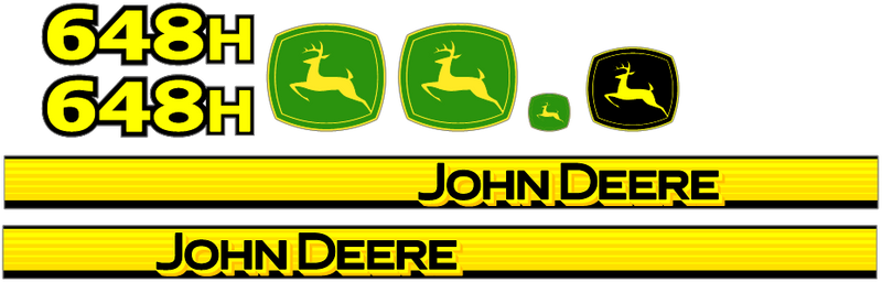 Deere 648H Decal Set