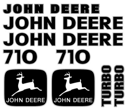 Deere 710 Decal Set