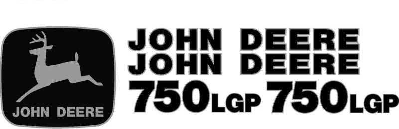 Deere 750 LGP Decal Set