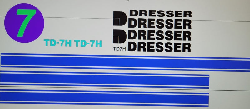 Dresser TD7H  Decal Set