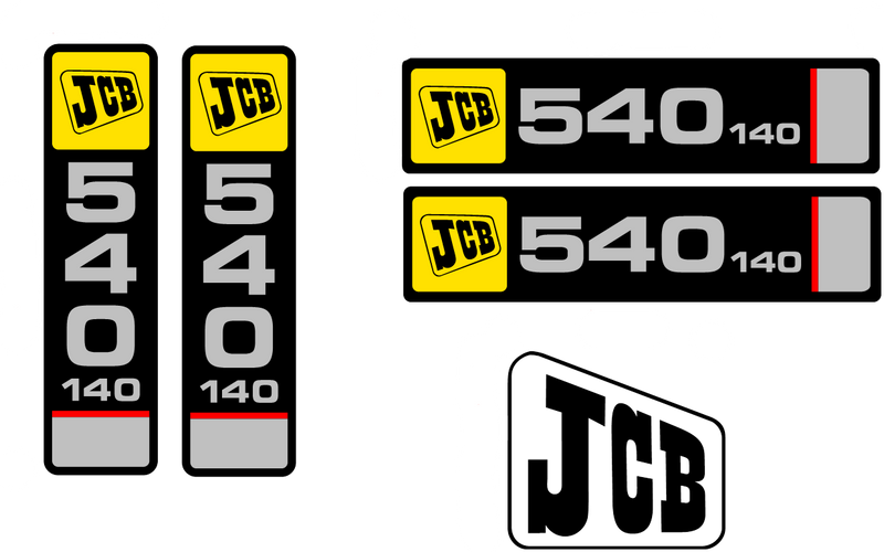 JCB 540-140 Decal Set